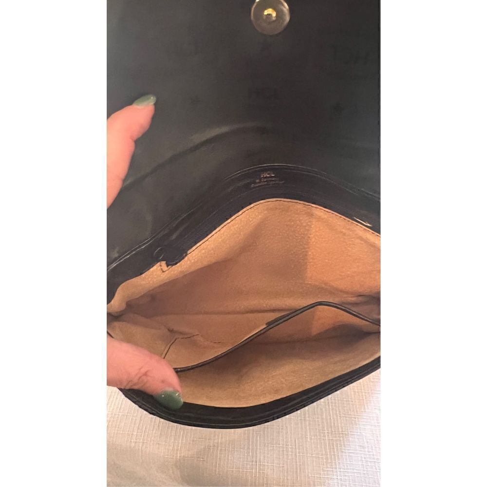 HCL VINTAGE SIGNATURE MONGRAM LEATHER CROSSBODY - Picture 9 of 11